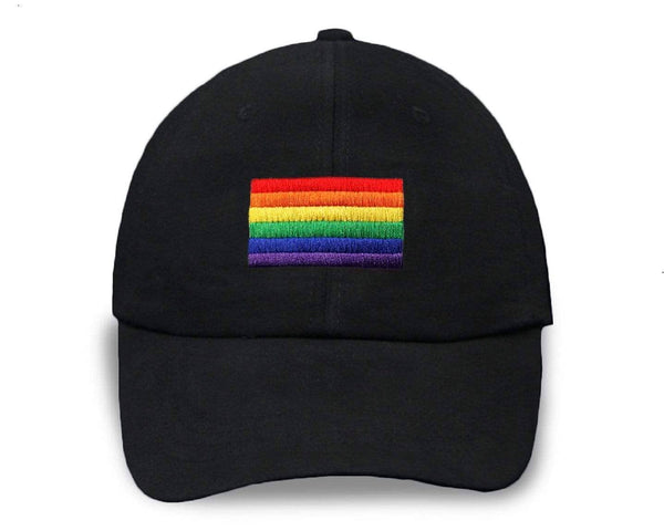 Embroidered Rainbow Flag Baseball Hats, Gay Pride Flag Hats