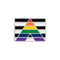 Heterosexual Straight Ally Flag Pin