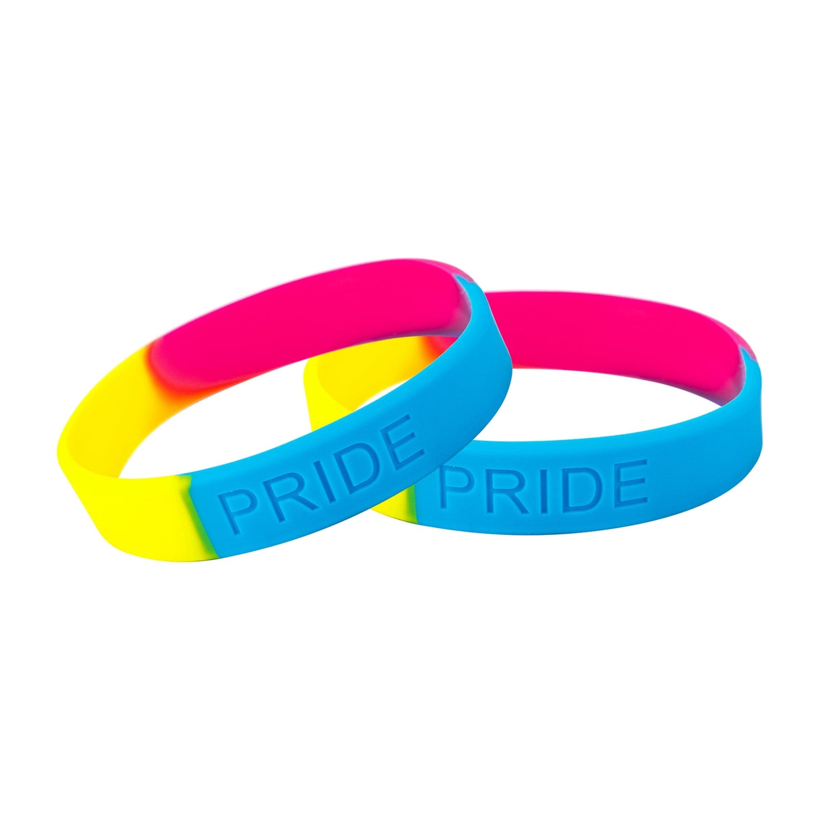 Pansexual PRIDE Silicone Bracelets