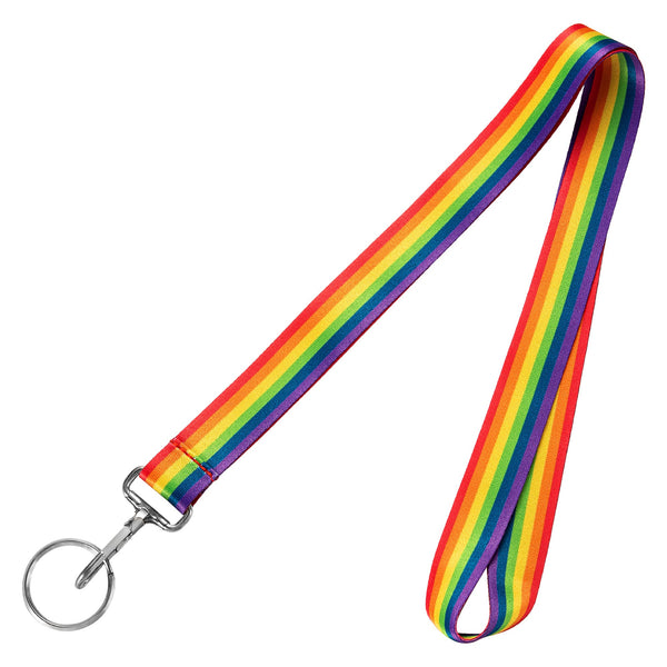 Rainbow Lanyard Badge Holders