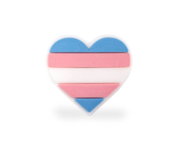 Transgender Flag Heart Pin, Transgender Flag Jewelry, Trans Pride Pins