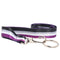 Asexual Flag Colored Striped Lanyards