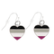 Asexual Hanging Earrings, Asexual LGBTQ Pride Jewelry - We Are Pride
