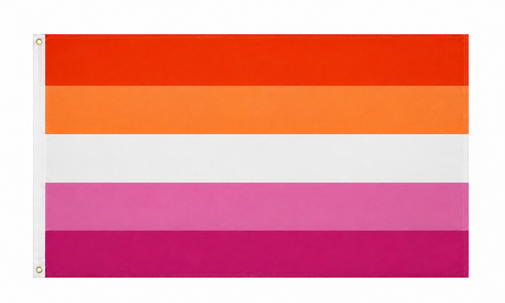 Lesbian Flag - 3 Feet by 5 Feet Nylon