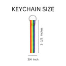 Bulk Gay Pride Flag Keychains for Pride Parades, Events