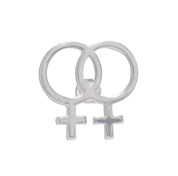 Same Sex Female Symbol Pins Wholesale, Bulk Lesbian LGBTQ Jewelry