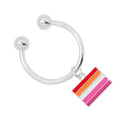 Bulk Lesbian Sunset Flag Key Chains, Wholesale Lesbian Gay Pride Jewelry - We Are Pride