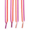 Lesbian Sunset Flag Shoelaces, Lesbian Pride Awareness Apparel