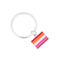 Bulk Lesbian Sunset Flag Key Chains, Wholesale Lesbian Gay Pride Jewelry - We Are Pride