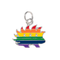 Libertarian Rainbow Porcupine Charms, LGBTQ Gay Pride Jewelry