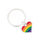 Rainbow Heart Keychains Wholesale, Gay Pride Awareness Jewelry