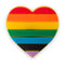 Rainbow Heart Silicone Pins