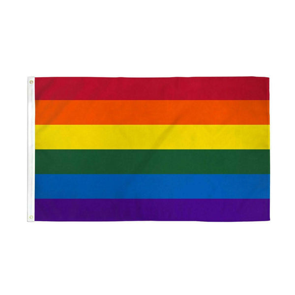 Rainbow Pride 3 Feet by 5 Feet Nylon Flag