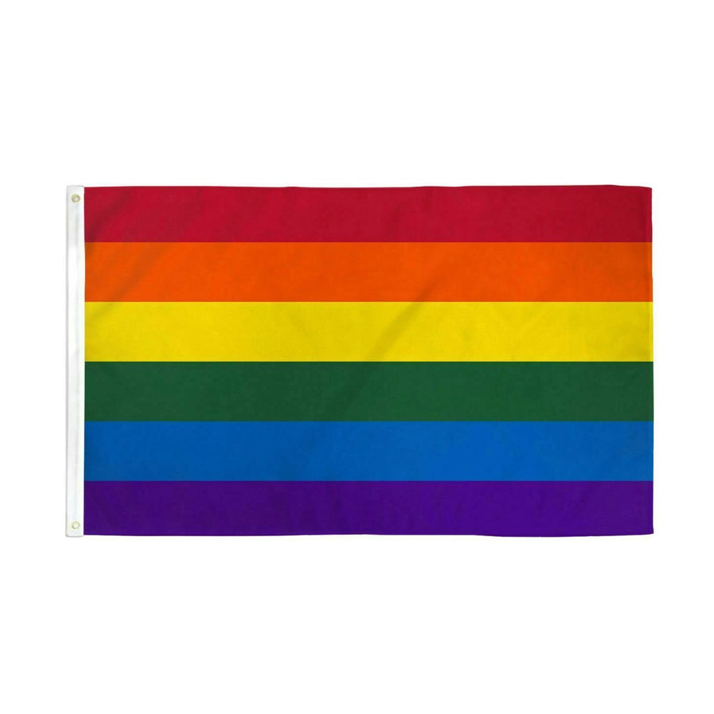 Rainbow Pride 3 Feet by 5 Feet Nylon Flag - We are Pride