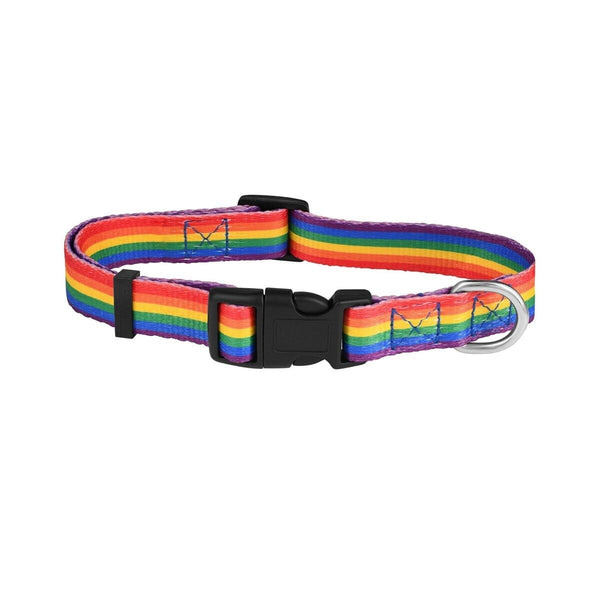Rainbow Striped Dog Collars