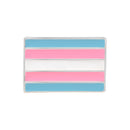Rectangle Transgender Striped Pins, LGBTQ Gay Pride Awareness