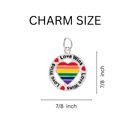Rainbow Love Wins Charm Necklaces for LGBTQ Pride Month