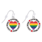 Rainbow Love Wins Hanging Earrings 