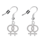 Same Sex Female Symbol Lesbian Earrings, LGBTQ Gay Pride Awareness