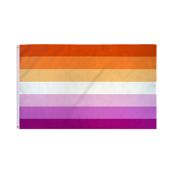 Sunset Lesbian Pride 3 Feet by 5 Feet Nylon Flag