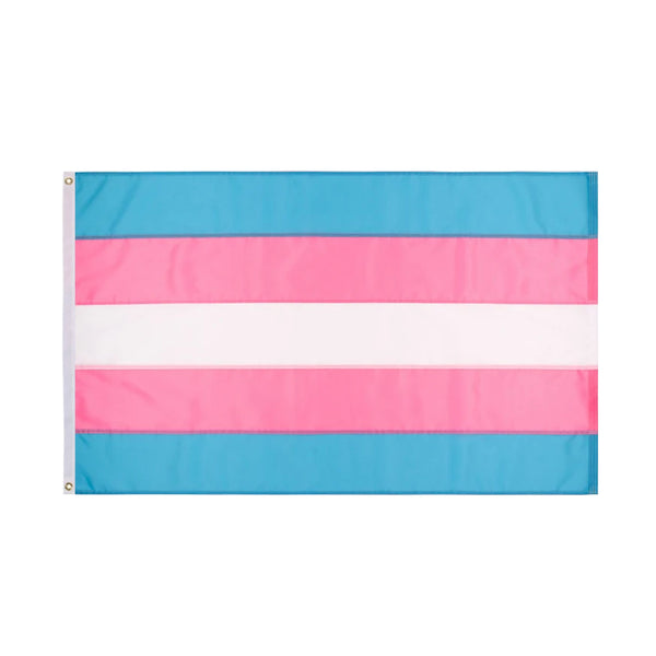 Transgender Pride 3 Feet by 5 Feet Nylon Flag