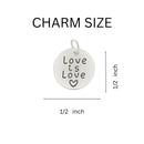 Love Is Love Transgender Heart Charm Bracelets - We Are Pride Wholesale