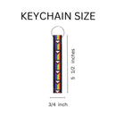 Daniel Quasar's Flag Lanyard Style Keychains, Progress Pride Keychains