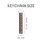 Daniel Quasar's Flag Lanyard Style Keychains, Progress Pride Keychains