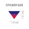Bisexual Triangle Shaped Stickers, LGBTQ Gay Pride Awareness - We Are Pride Wholesale