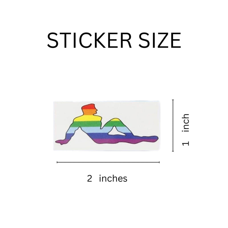 Rainbow Man Stickers (250 Stickers) - We Are Pride