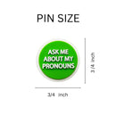 They Them Silicone Pronoun Pins for Gay Pride, LGBTQ Gay Pride Jewelry