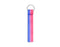 Bulk Bisexual Flag Colored Lanyard Style Keychains for PRIDE Parades