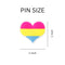 Silicone Pansexual Pride Heart Pins - We Are Pride Wholesale