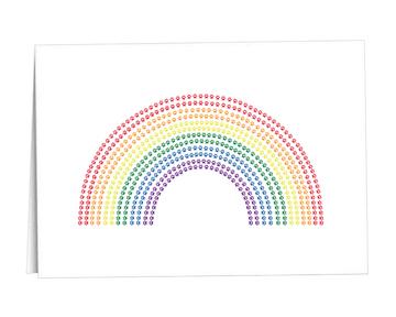Paw Print Rainbow Note Cards - We Are Pride