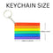 Rainbow Flag Silicone Key Chains, Cheap Gay Pride Jewelry