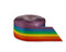 Satin Striped Bulk Rainbow Ribbon By The Yard, LGBTQ Gay Pride