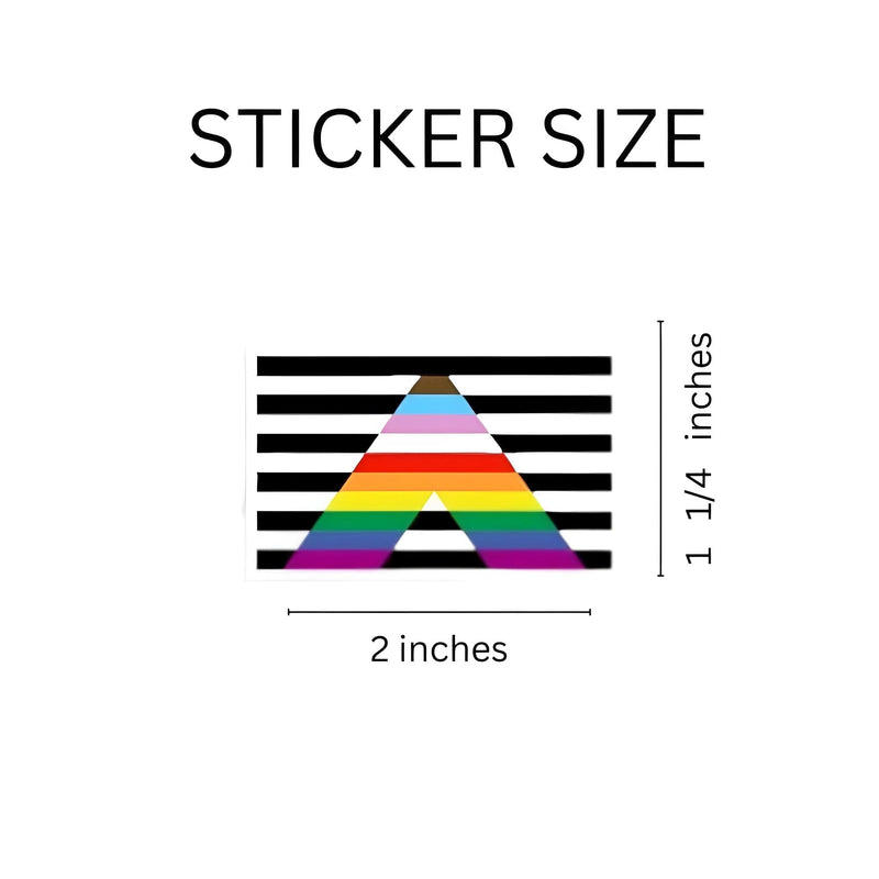 Straight Ally Daniel Quasar Flag Stickers, Gay Pride Heterosexual Stickers