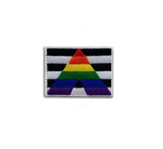 Straight ALLY Rainbow Sew-On/Iron-On Patches