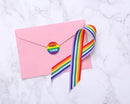 They Them Pronoun Rainbow Stickers for Gay Pride, LGBTQ Rainbow Flag Pronoun - We Are Pride