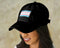 Bulk Embroidered Transgender Flag Baseball Hats in Black - We Are Pride Wholesale